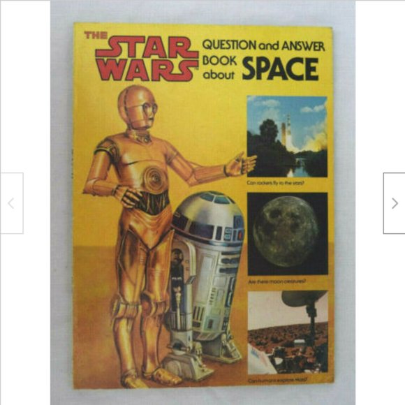 Star Wars Question and Answer Book About Space 1979 Softcover Edition Moche - Picture 1 of 2